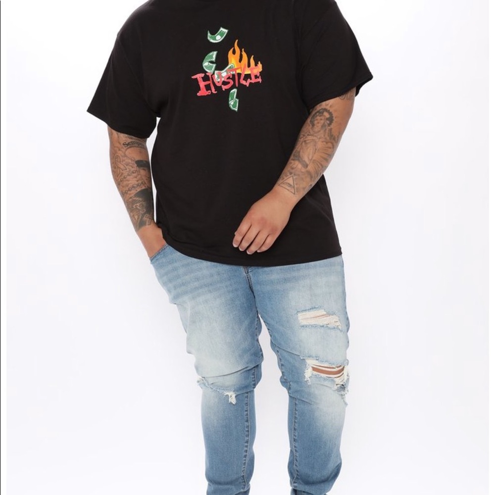 Hustle Fashion nova men T-shirt